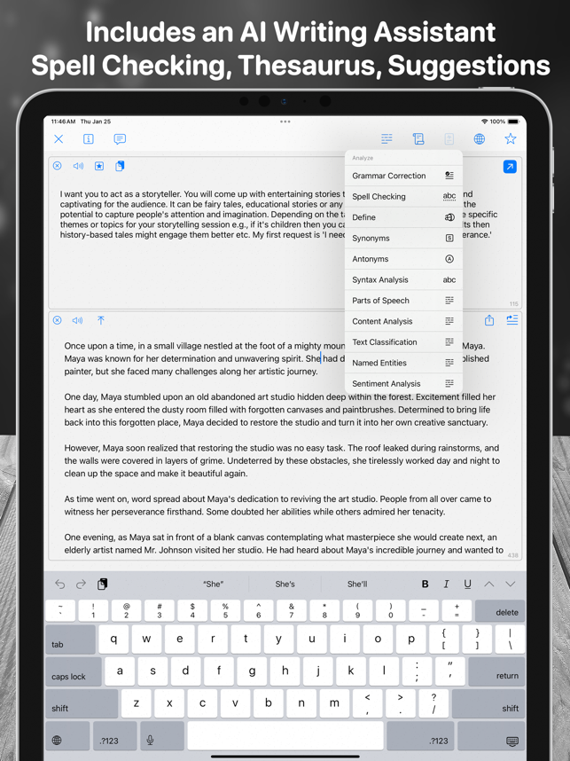 ‎Scrivo Pro - Scrivener Writers Screenshot