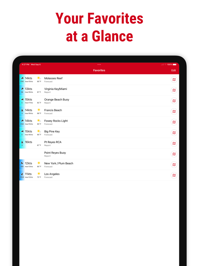 Windfinder Wind and Weather map
