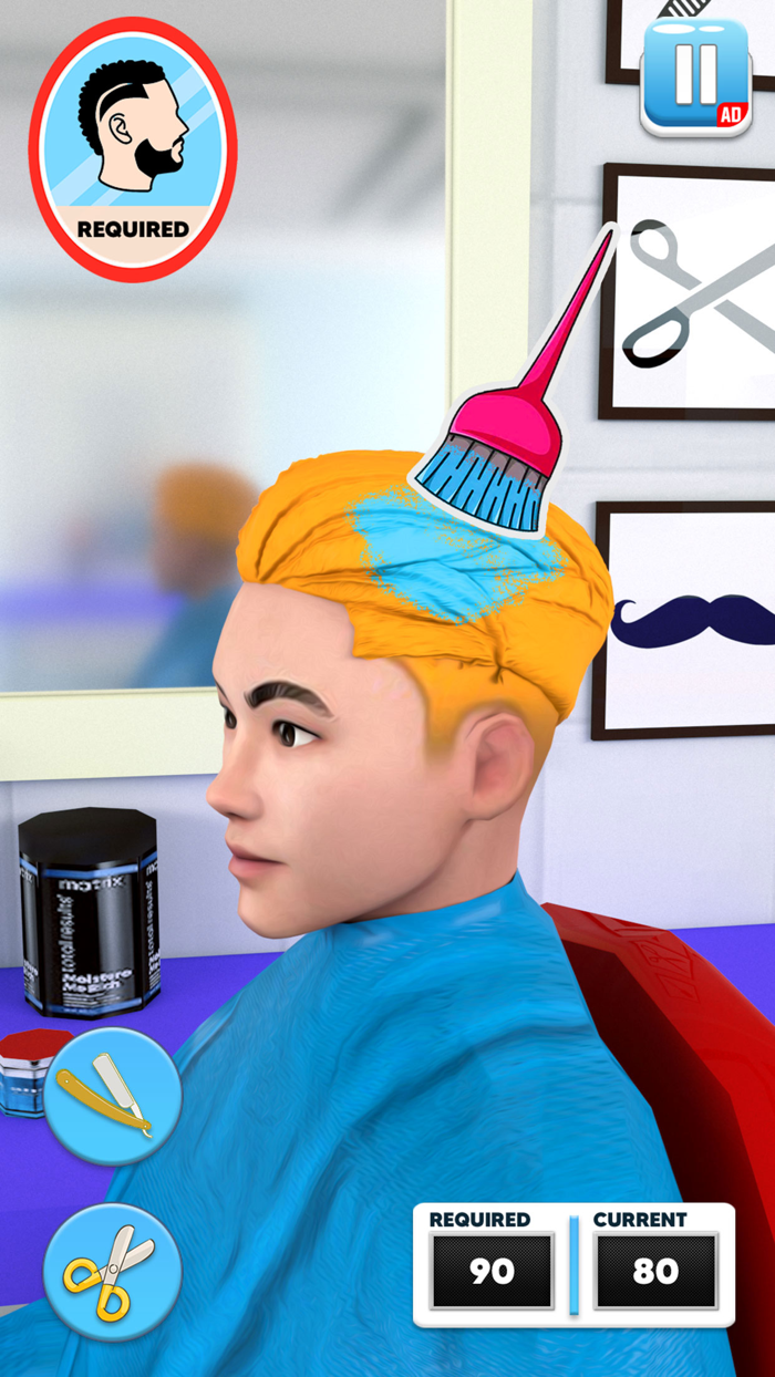 Barber Shop Hair Cutting Games