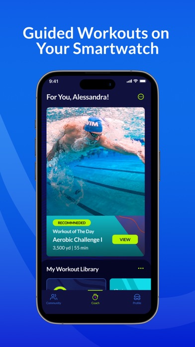 Screenshot #2 pour MySwimPro: #1 Swim Workout App