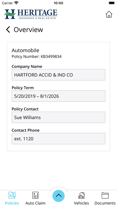 Heritage Insurance Mobile Screenshot