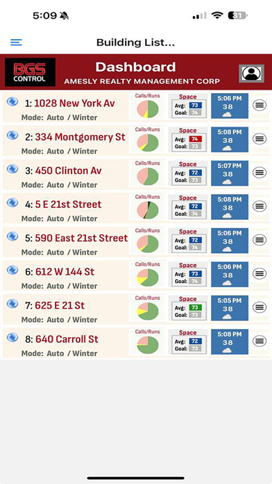Screenshot 1 of BGS Heat Portal App