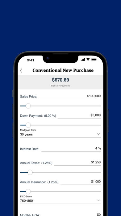 Peoples Mortgage App Screenshot