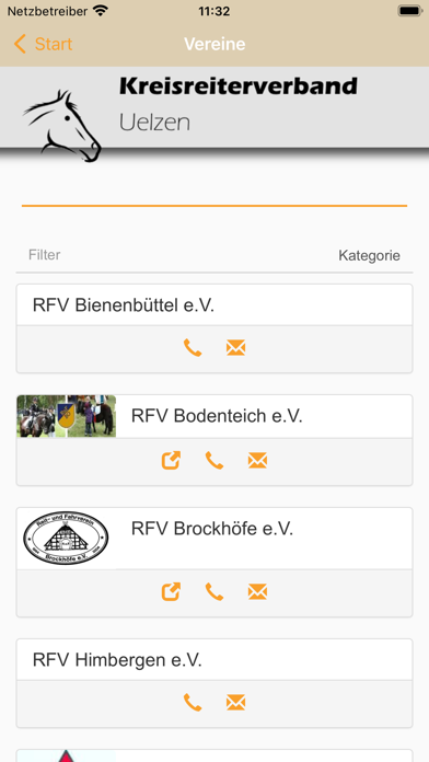 Kreisreiterverband Uelzen Screenshot