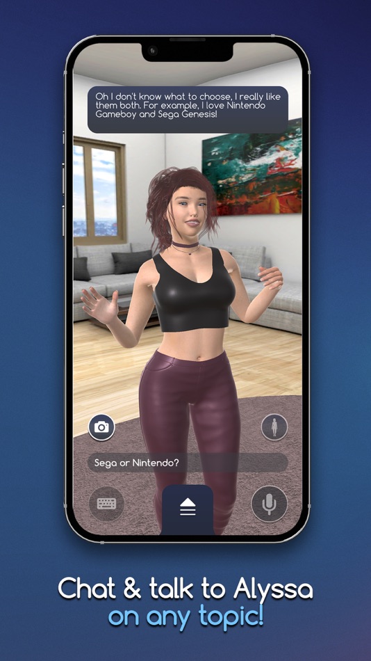 #2. Alyssa Virtual & AR Girlfriend (iOS) 由: Stefan Markovic