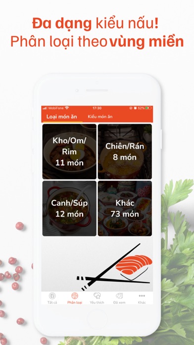 Món ngon Nhật Bản Screenshot
