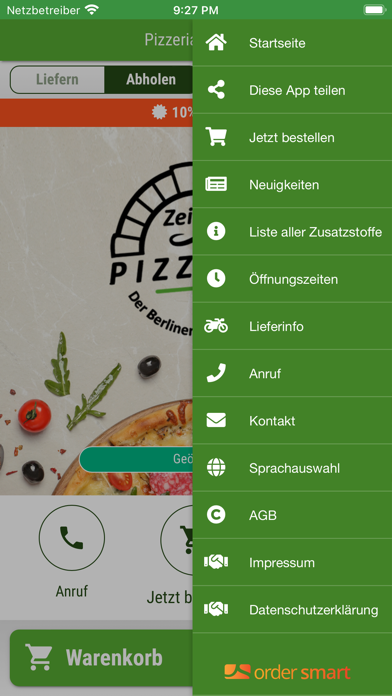 Pizzeria Zeitlos Screenshot