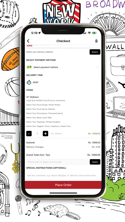 New Yorker Pizza App