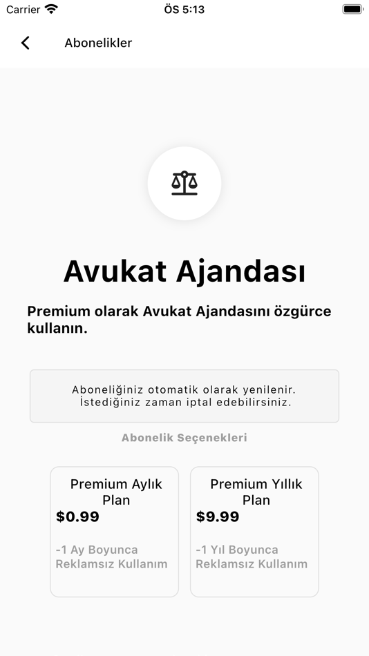 #10. Avukat Ajandası (iOS) Podle: Cihan Uyaroglu