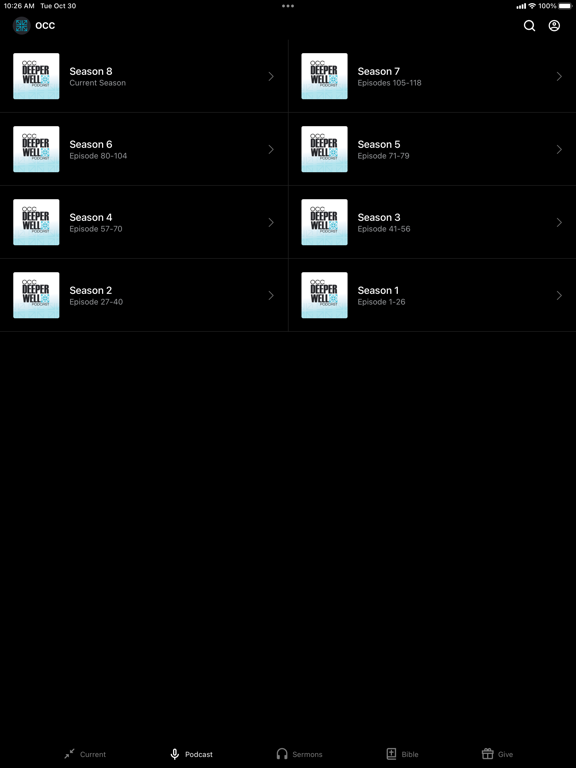 Oviedo City Church iPad screenshot 2 - Lifestyle app