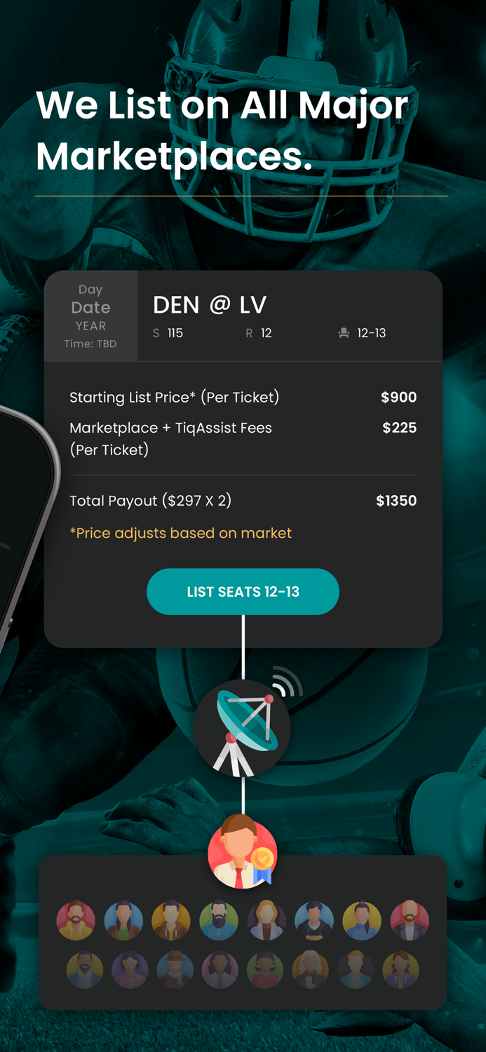 TiqAssist Sell Season Tickets
