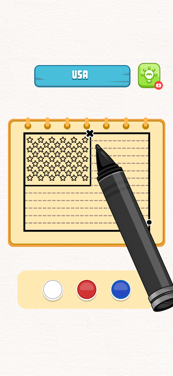 Flag Painting Puzzle