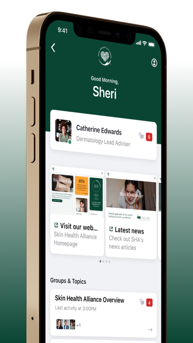SHA - Client Portal Screenshot