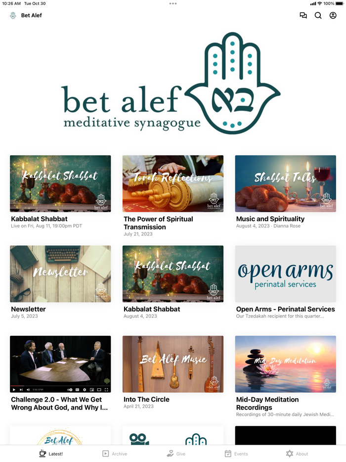 Bet Alef Meditative Synagogue