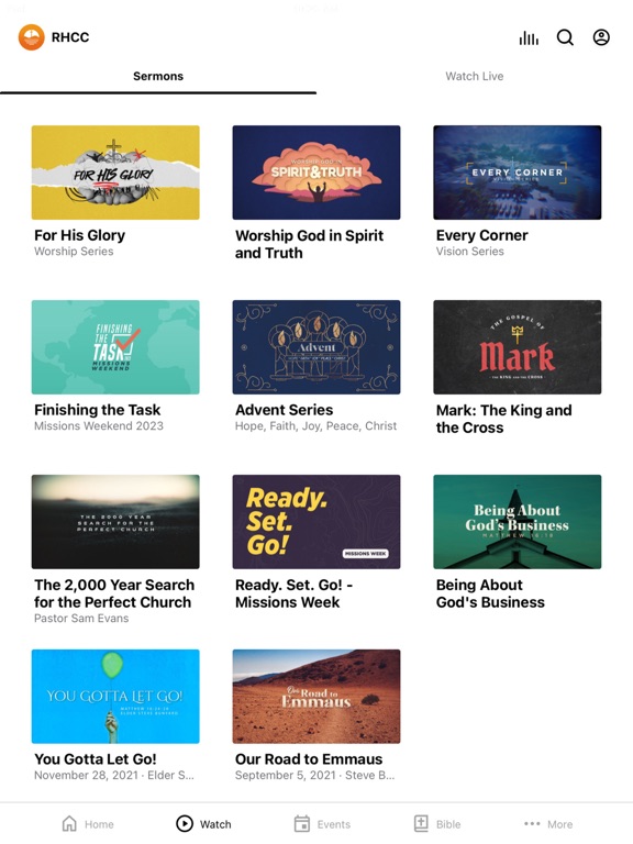 Rolling Hills Covenant Church iPad screenshot 2 - Lifestyle app