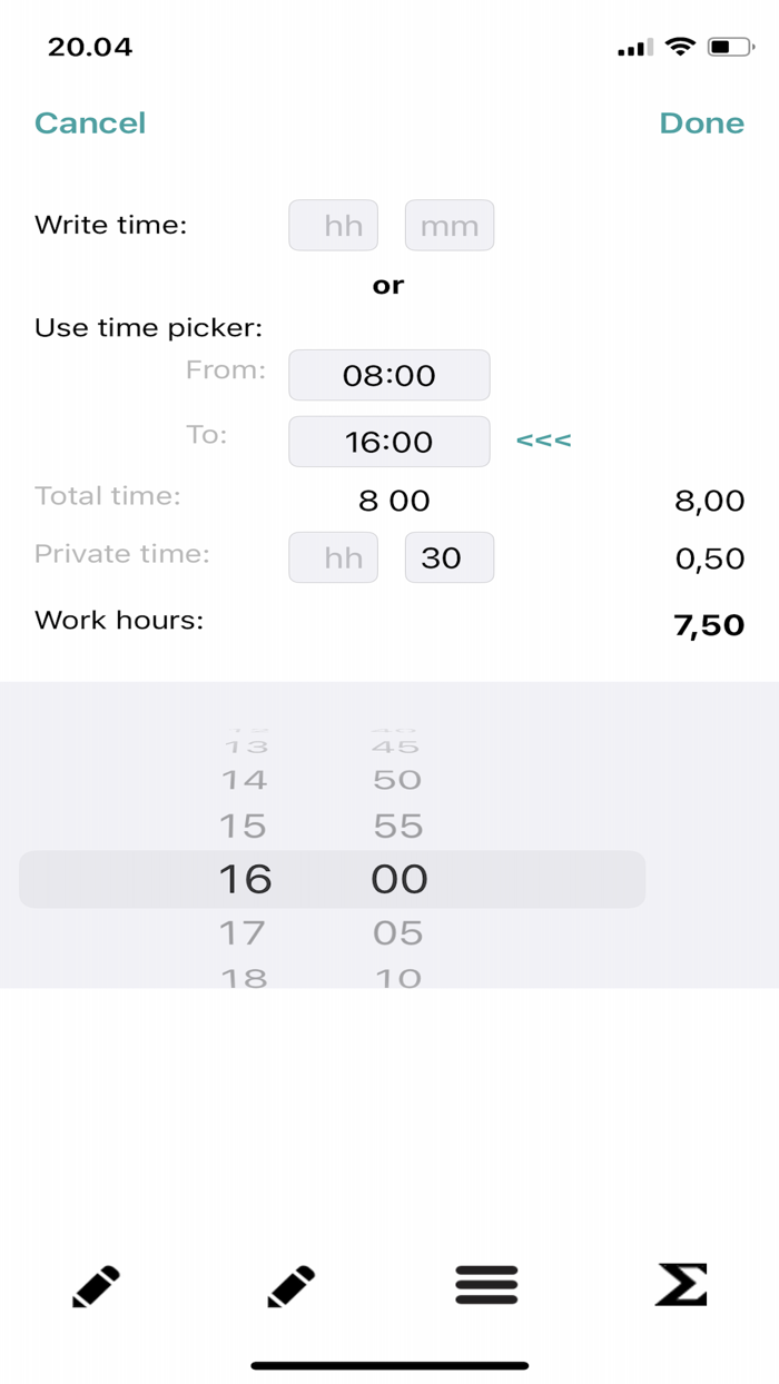 Time Recording - Easy