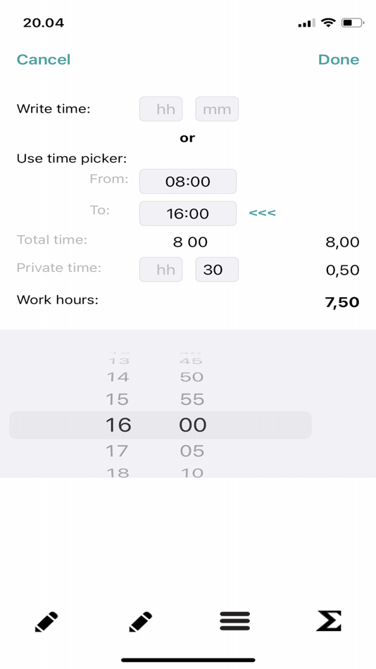 #2. Time Recording - Easy (iOS) 由: Pixilog ApS