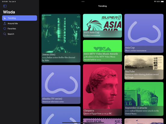 Wisda iPad screenshot 1 - Reference app