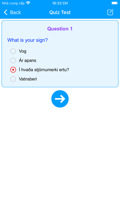 Learn Icelandic Phrases Pro Screenshot