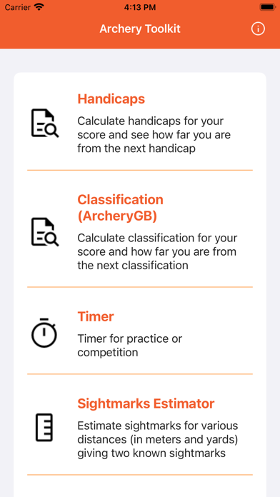Archery Toolkit Screenshot
