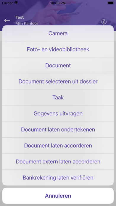 Mijn Kantoor App Screenshot