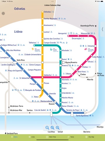 Lisbon Subway Mapのおすすめ画像2