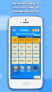 connect the words: 4 word game iphone screenshot 2
