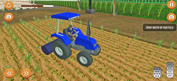 Grow Farming Tractor Games 3D