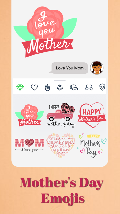 Mother's Day  Emojis Screenshot