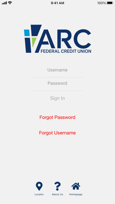 ARC FCU Mobile Screenshot