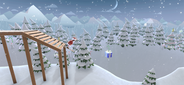 Santas Slippery Slope Ski Sim