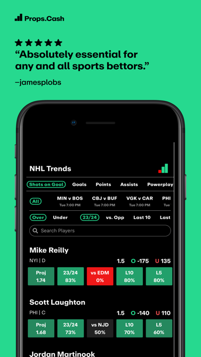 Props.Cash | Player Props Dataのおすすめ画像3