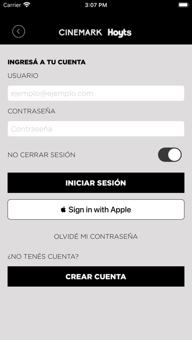 Cinemark Hoyts Argentina Screenshot