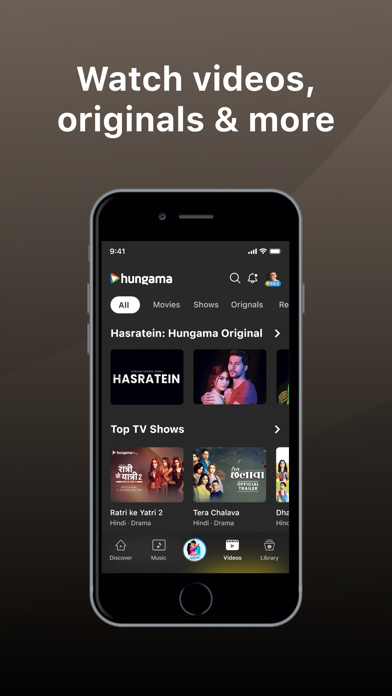 Hungama: Movies Music Podcasts Screenshot