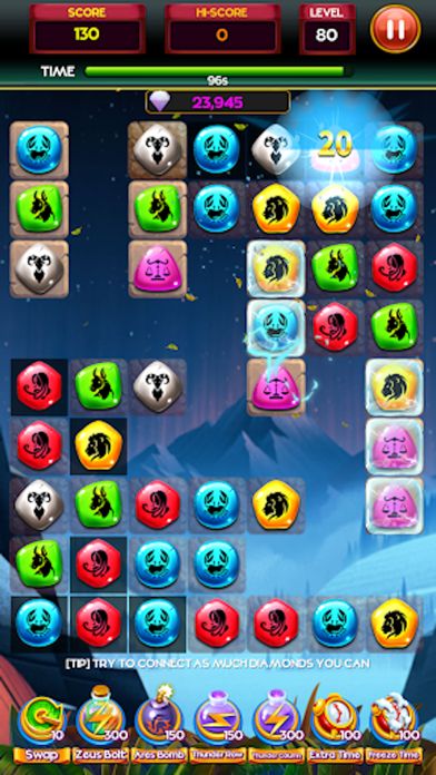 Diamond Gems Crush Screenshot