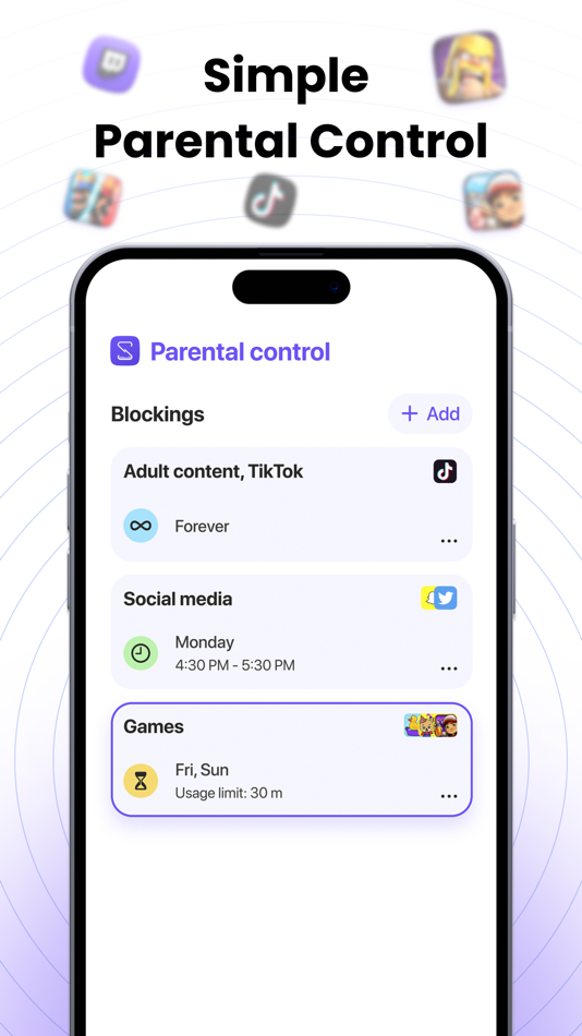 #3. Screen Time Limit: App Blocker (iOS) بواسطة: Salix Labs LLC