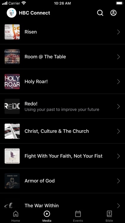 Houghton Baptist Church App