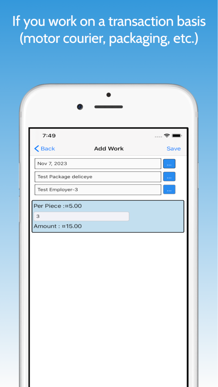 Daily MyWork Earned Tracker