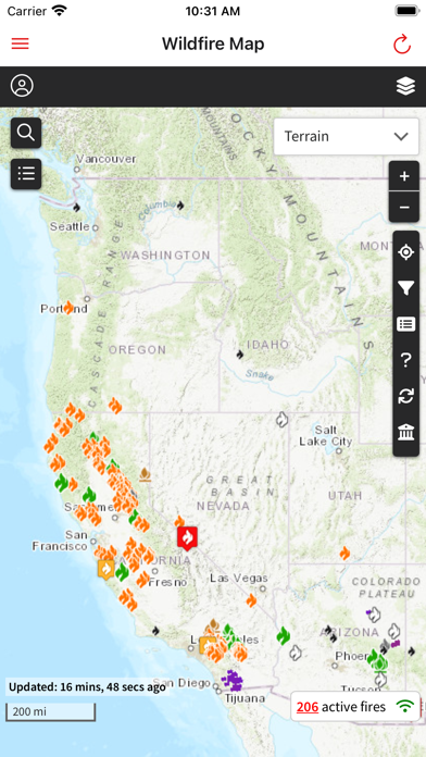 Fire, Weather & Avalanche Ctr Screenshot