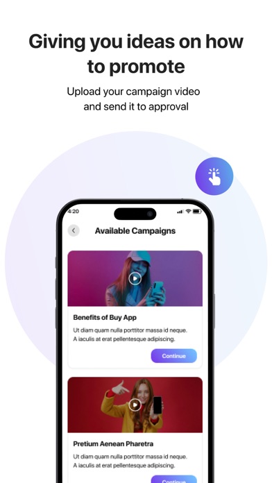 Influencer Screenshot