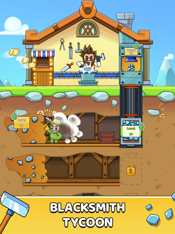 blacksmith forge clicker