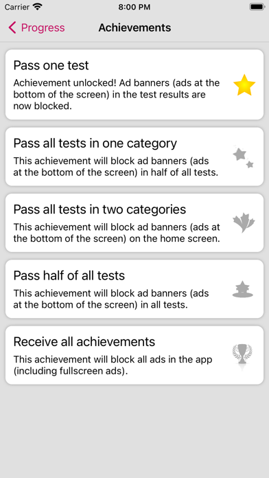 40+ Psychological Tests Screenshot