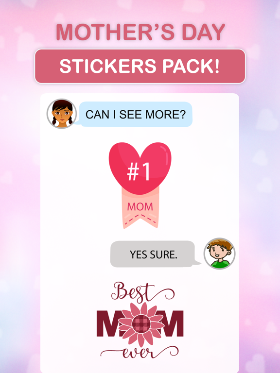 Screenshot #6 pour Mother's Day Sticker Pack!