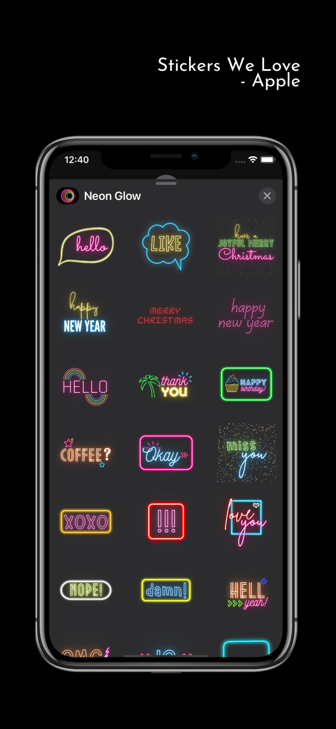 Neon Glow Stickers