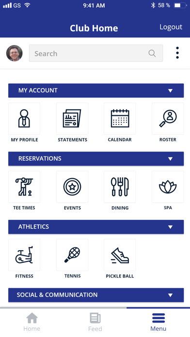 Kooyong Lawn Tennis Club Screenshot