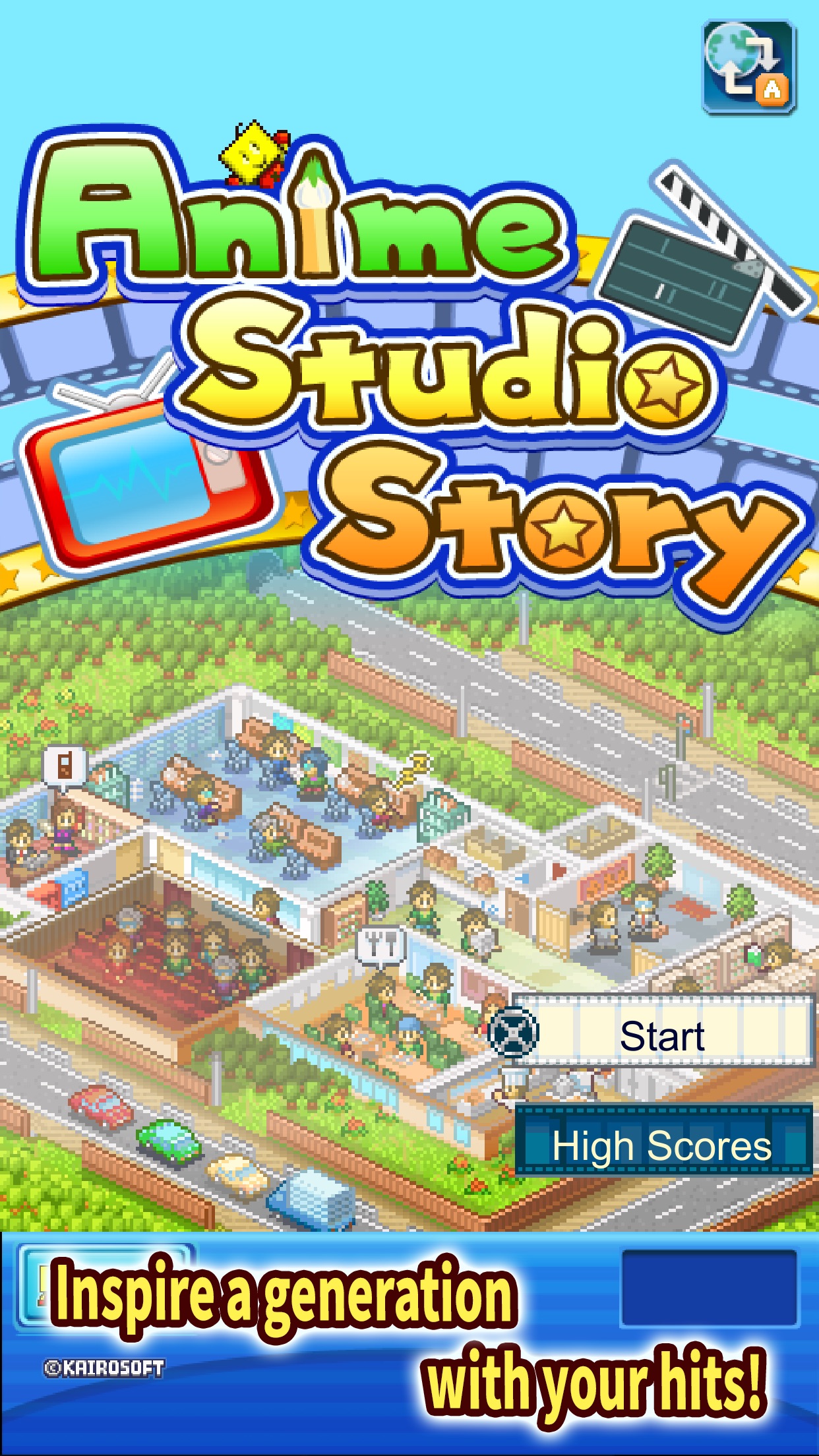 Screenshot do app Anime Studio Story