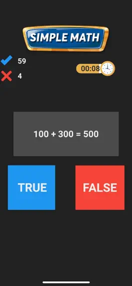 Game screenshot Simple Math: Quiz Test apk
