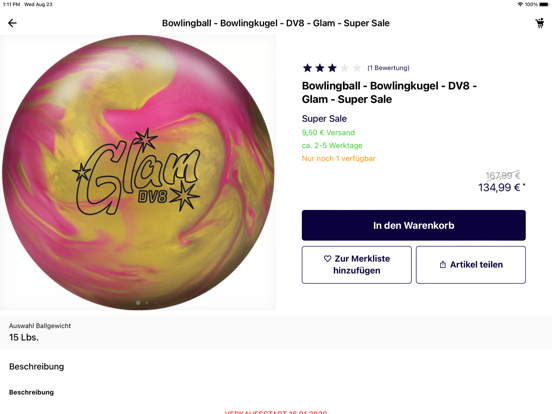 Screenshot #6 pour Bowling Shop Berlin 24