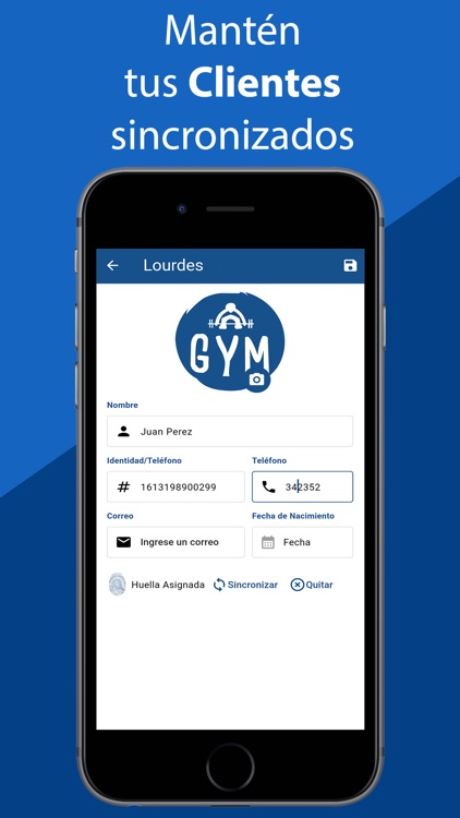 Control Gimnasio