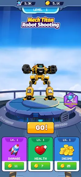 Game screenshot MechTitanRobotShooting mod apk